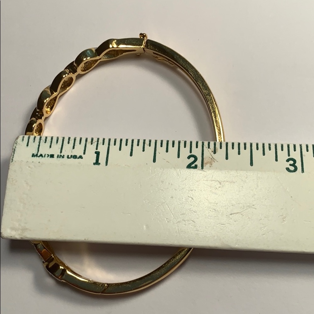 Infinity Gold/Silver Bangle - Picture 6 of 8